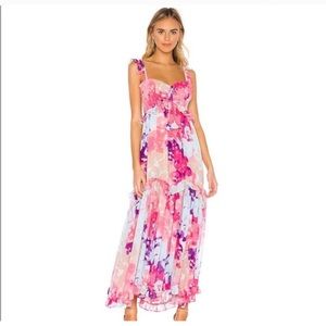 MISA Los Angeles Otavia Watercolor Dress